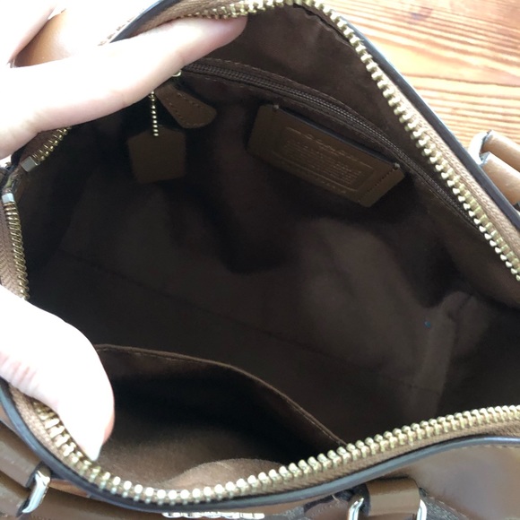 COACH MINI BENNETT SATCHEL, SIGNATURE BROWN - Picture 10 of 12